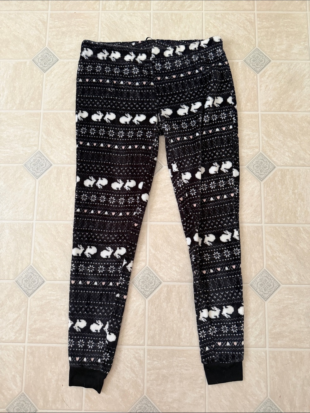 Joe Boxer Fuzzy Bunny Pajama Pants